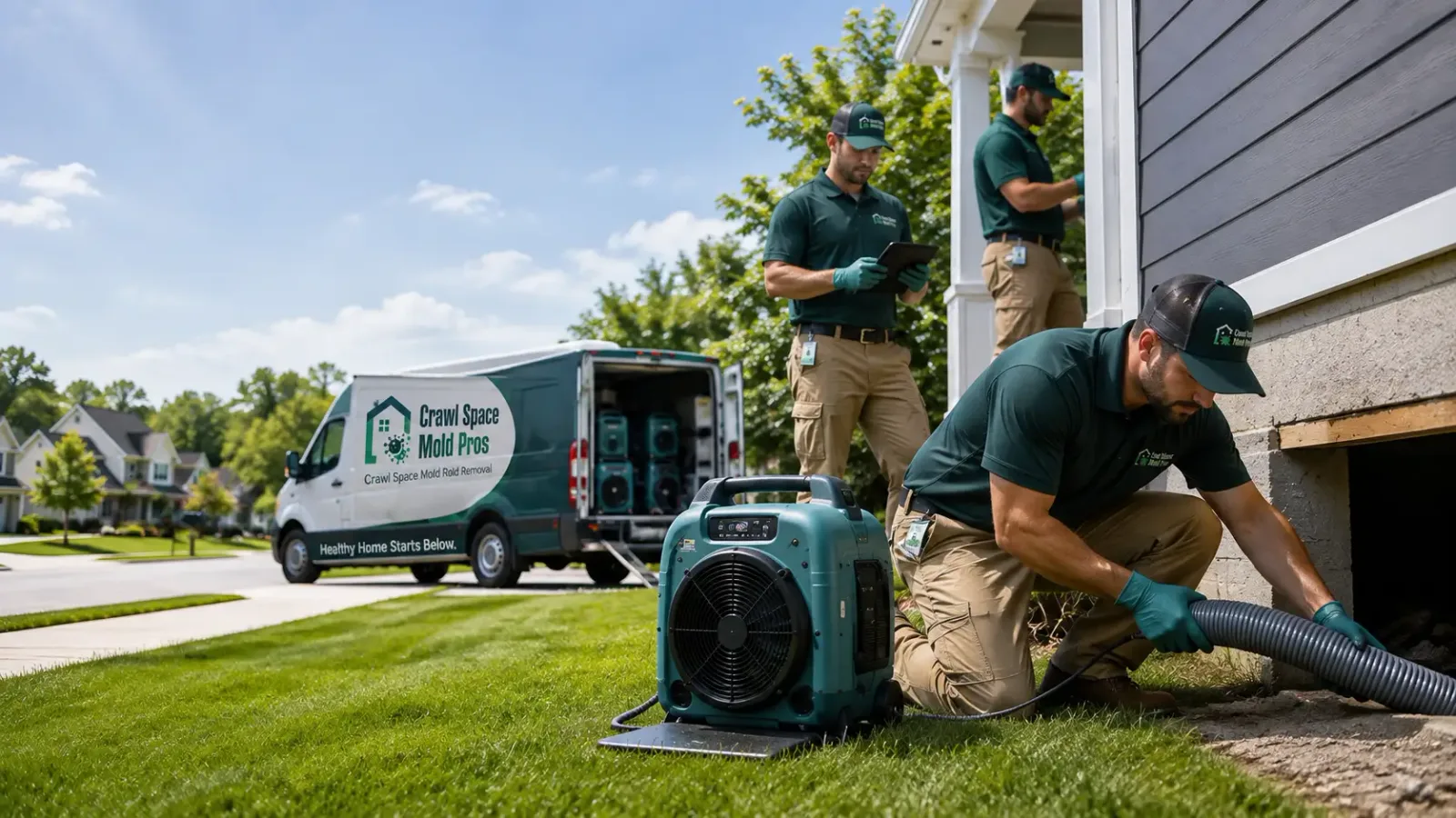 Crawl Space Mold Removal in Hawthorne, WI